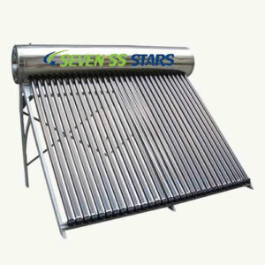 Seven SS Stars Pressurized Solar Water Heater 300 Liters (Galvanized)