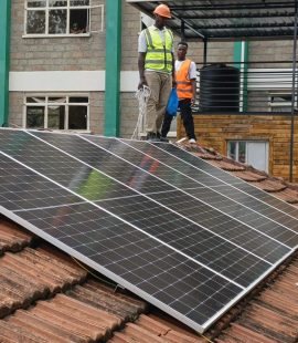 solar panel instalation in kenya